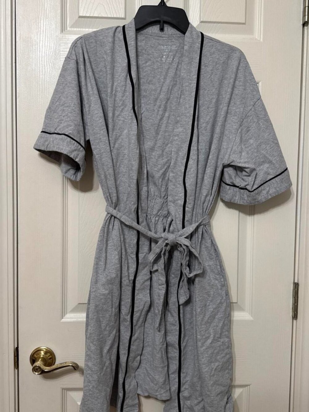 Grey 100% cotton robe #loungewear #relaxation